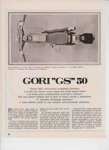 Advertising test moto gori - advertising, gs